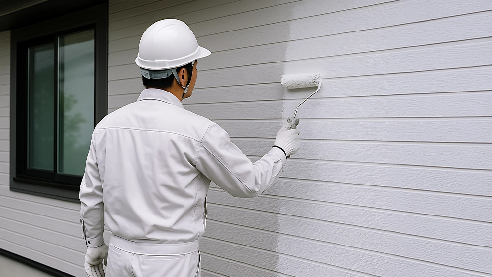 外壁の遮熱塗装