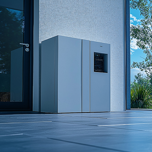 蓄電池で電気を貯める